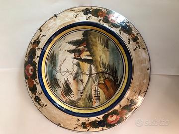 Piatto Ceramiche Giotto di Deruta.