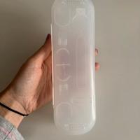 Scatola porta spazzolino da denti trasparente