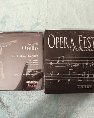 CD opera, lirica, Otello di Verdi e Cofanetto Oper