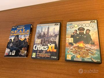 Lotto tre giochi per Pc