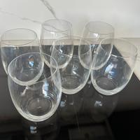 Alessi bicchieri vetro borosilicato set da 12