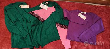 Set Donna Cardigan + Maglioncini Nuovi Taglia Unic