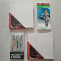 Starter Kit pittura🎨 - Tele, pennelli e tempere