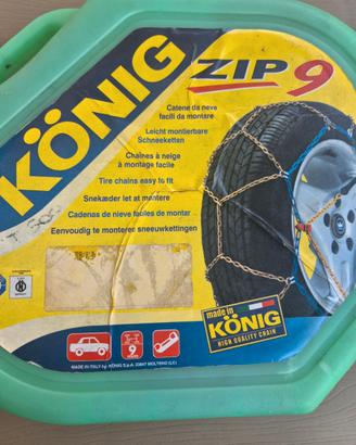 Konig ZIP 9 Catene da Neve per Auto diametro 50cm
