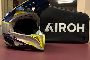 Casco Airoh Aviator  3 Push Blue