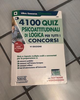 LIBRO CONCORSI 4100 QUIZ PSICOATTITUDINALI