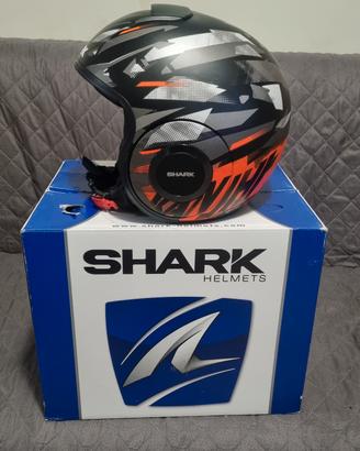 Casco jet Shark Raw Dante Mat 