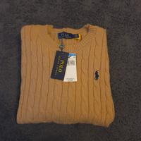 Maglione marrone Ralph Lauren, nuovo taglia L