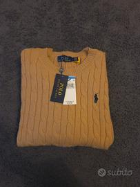 Maglione marrone Ralph Lauren, nuovo taglia L