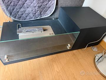 Tavolino camino bioetanolo