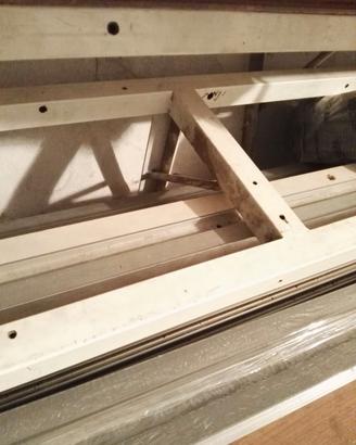Ripiano in metallo per scaffale angolare 2 metri