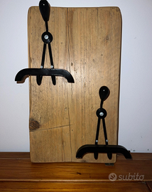 Appendiabiti  - Ferro (ghisa/battuto), Legno
