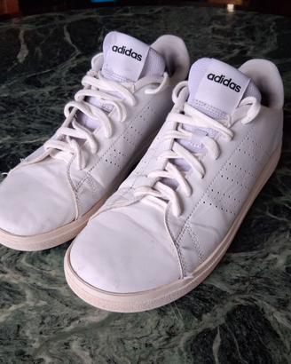 Scarpe Adidas Advantage2.0 ragazzo Bianco/Nero
