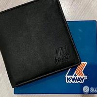 Portafoglio K-WAY in pelle