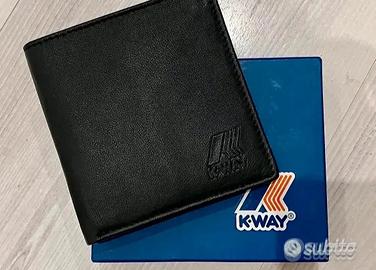 Portafoglio K-WAY in pelle