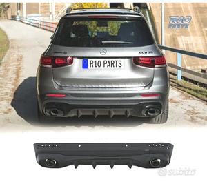 DIFFUSORE MERCEDES X247 20- LOOK GLB35 TERMINALI D