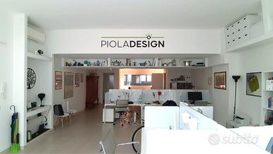 Postazione di lavoro in condivisione coworking