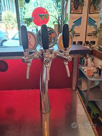 Impianto spillatore birra completo tre vie
