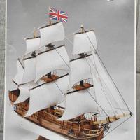 Modellino, Fregata inglese del XVIII sec. - S