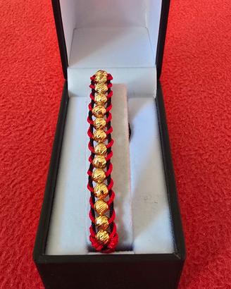 braccialetto oro placcato 18k