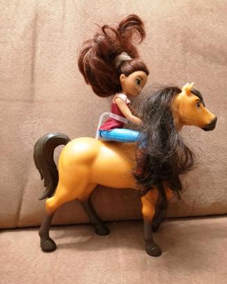 CAVALLO SPIRIT CON BAMBOLA LUCKY