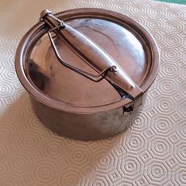 GAVETTA vintage in acciaio, anni '60-'70