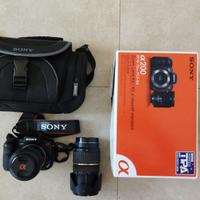 SONY  alpha 200 + Kit zoom e borsa