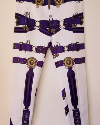 Pantaloni Vintage Versus Versace tg XS S 