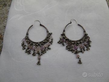 Orecchini argento con pietre vintage