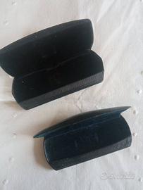 2 VECCHI ASTUCCI A SCATTO PER PINCE-NEZ