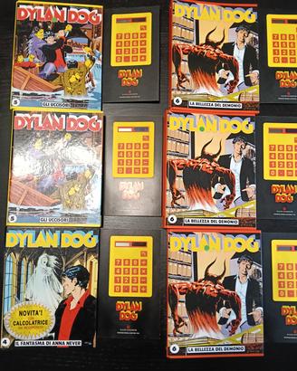Lotto 6 Raccoglitori ad Anelli DYLAN DOG vintage 