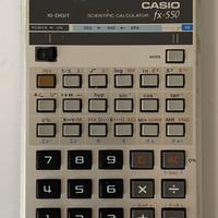 Calcolatrice Casio fx550 vintage