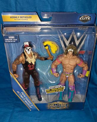 WWF Warrior & Papa Shango MOC 