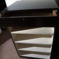 mobile scaffale con cassetto 