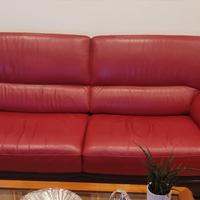 divano 3 posti in pelle