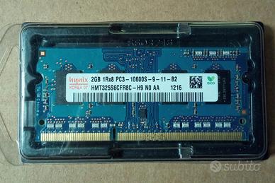 2 GB SDRAM HYNIX PC3-10600S (N.B.: 1,5 Volt)