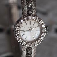 Orologio Universal Geneve oro bianco 18Kt diamanti