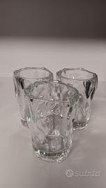 Tre bicchieri Brancamenta effetto ghiaccio 