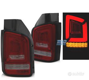 FANALI PER VOLKSWAGEN VW T5 10-15 2P FULL LED DINA