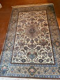 tappeto persiano di pregio isfahan 154x235