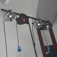 LUCI PALCO VINTAGE par 56 con centralina e lampade