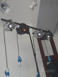 LUCI PALCO VINTAGE par 56 con centralina e lampade