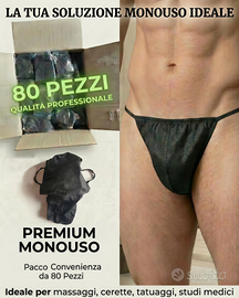 80 Slip monouso uomo Top Qualità tanga usa e getta