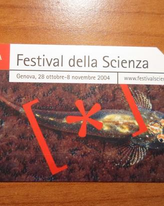 Scheda evento Festival della Scienza 2004.  - Ediz