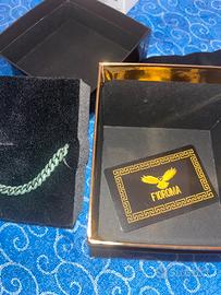 Bracciale F10ROMA verde brillantinato