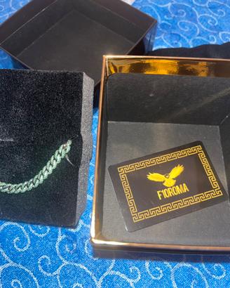 Bracciale F10ROMA verde brillantinato