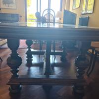 tavolo antico in legno massello