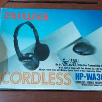 CUFFIA  CORDLESS AIWA