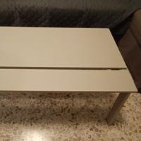 Tavolino trasformabile regolabile beige – 104x70 c