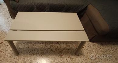 Tavolino trasformabile regolabile beige – 104x70 c